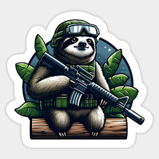 Tactical Sloth Sticker